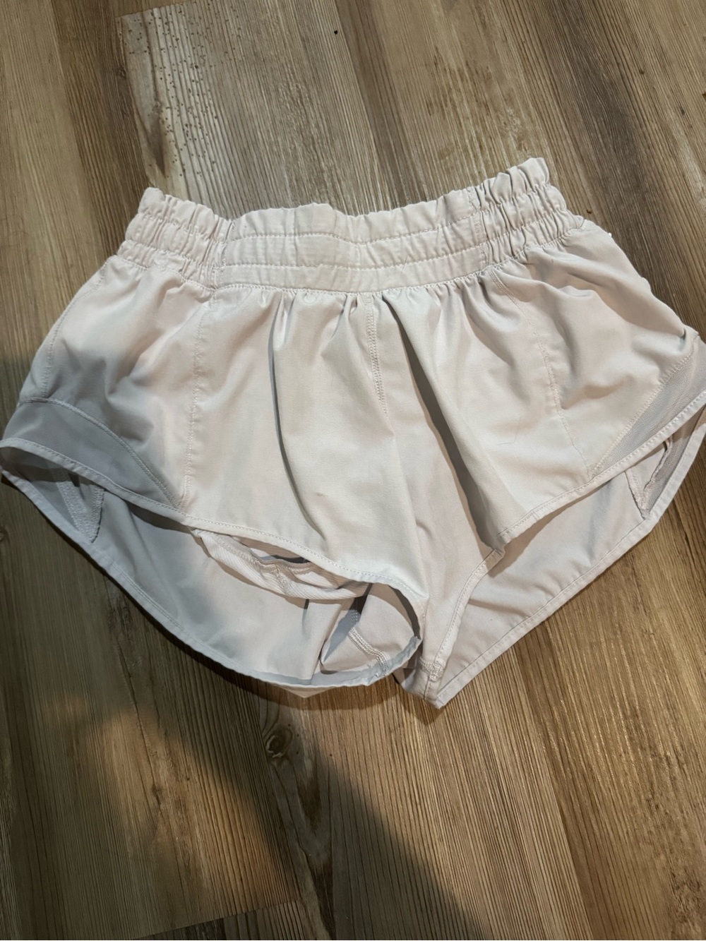 Amazon Light Pink Women’s Athletic Shorts with Elastic Waistband